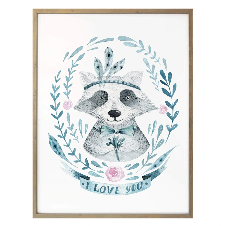 Poster Kvilis - Raccoon 02 