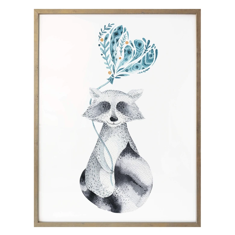 Poster Kvilis - Waschbär 03 