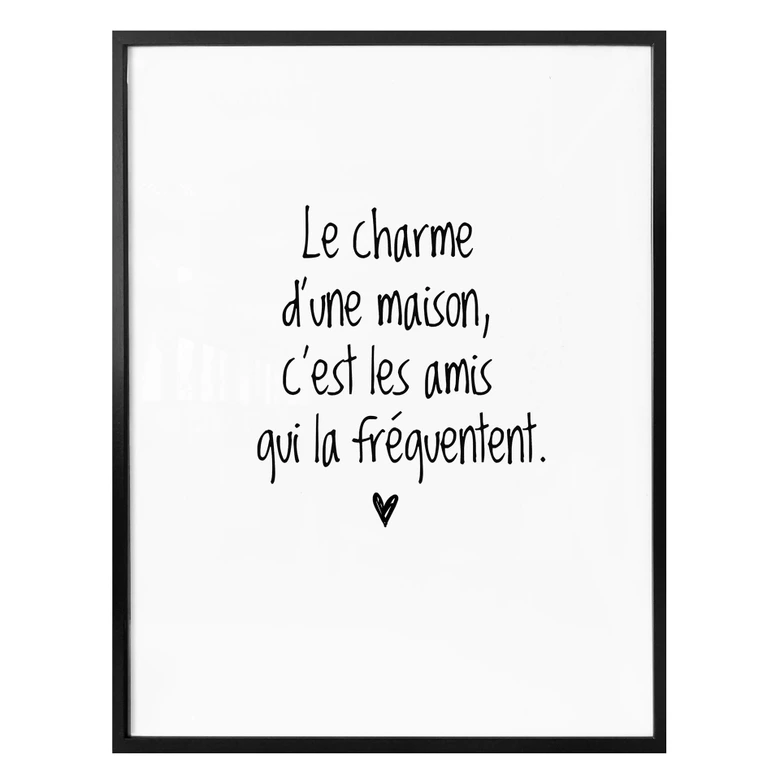 Poster - Le charme d'une maison 