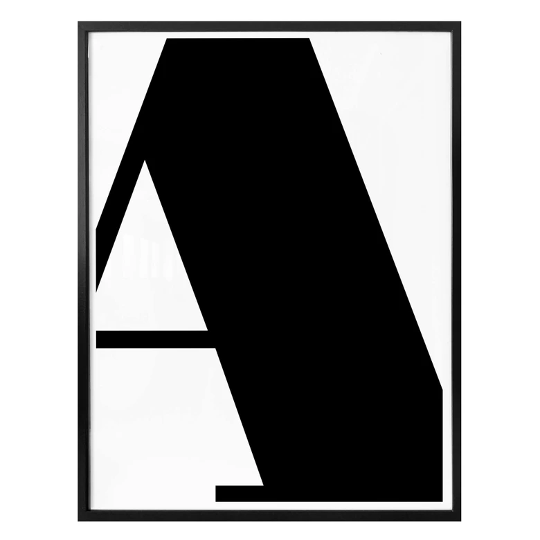 Poster Letter A 