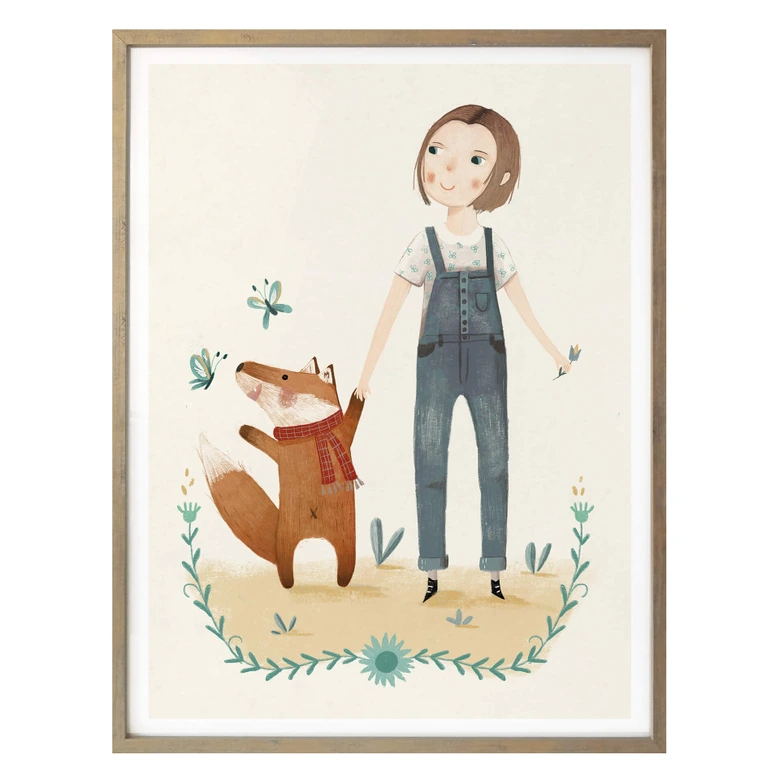 Poster Loske - Der Spaziergang 
