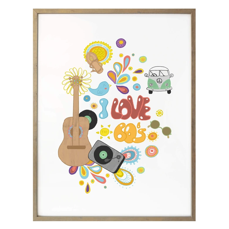 Poster Loske - I love the 60s 