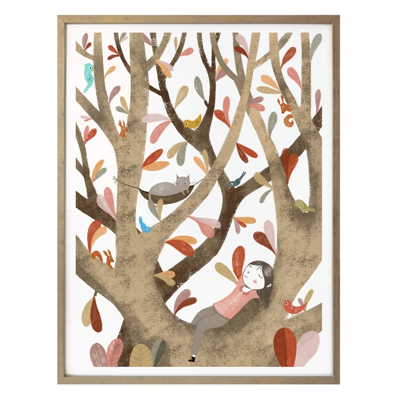 Poster Loske - Im Baum 02 