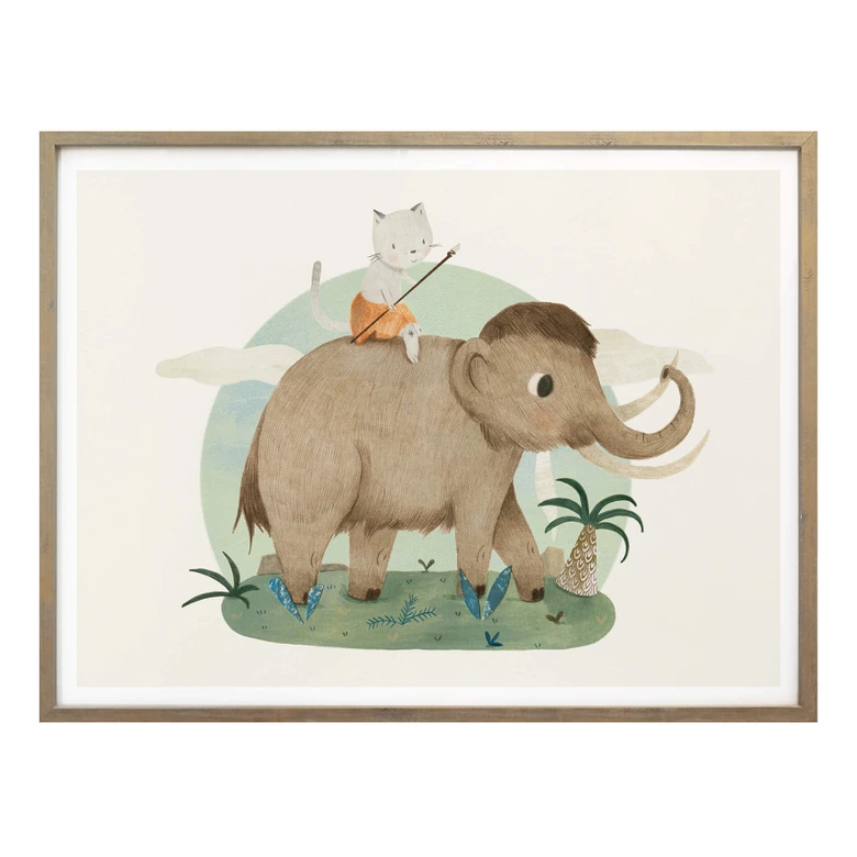 Póster Loske - En la Edad de Piedra 