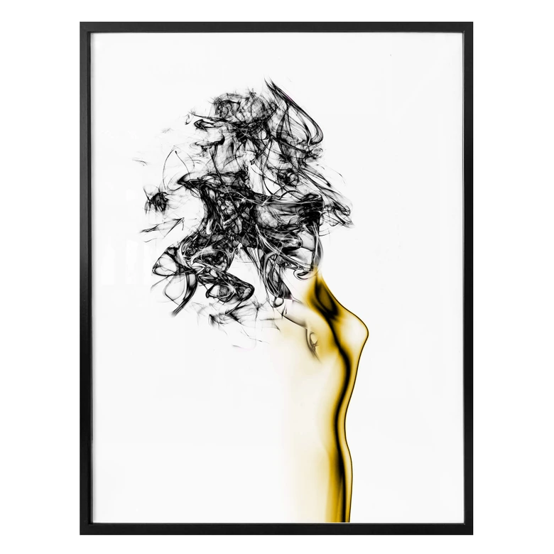 Poster Marini - Gold und Silber 02 