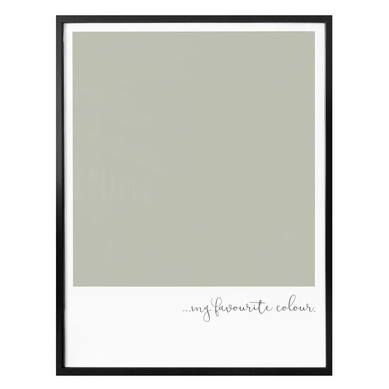 Poster My favourite colour - olive 
