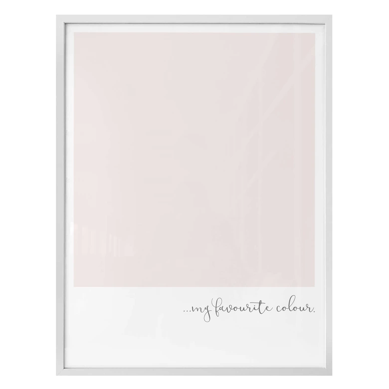 Poster My favourite colour - rosè 