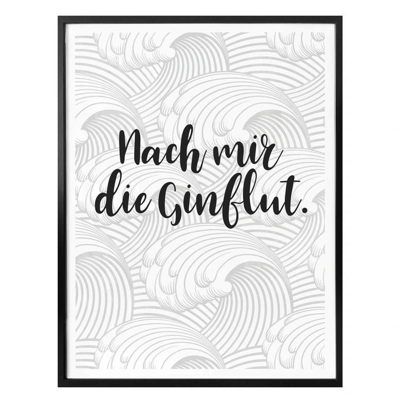 Poster - Nach mir die Ginflut 