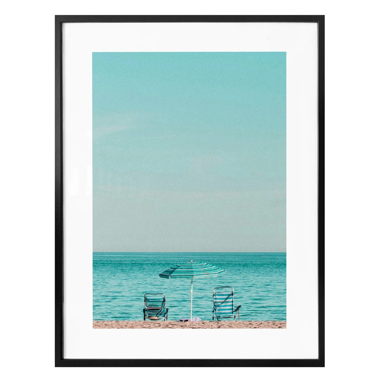 Poster Am Strand 
