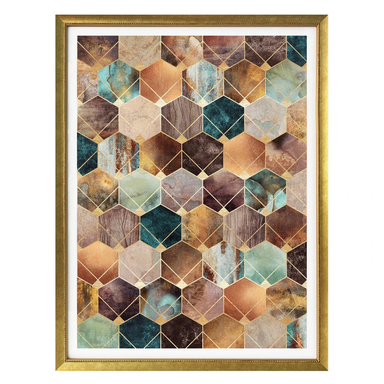 Poster Fredriksson - Hexagone: Gold und Kupfer 