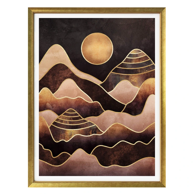 Poster Fredriksson - Coucher de soleil 