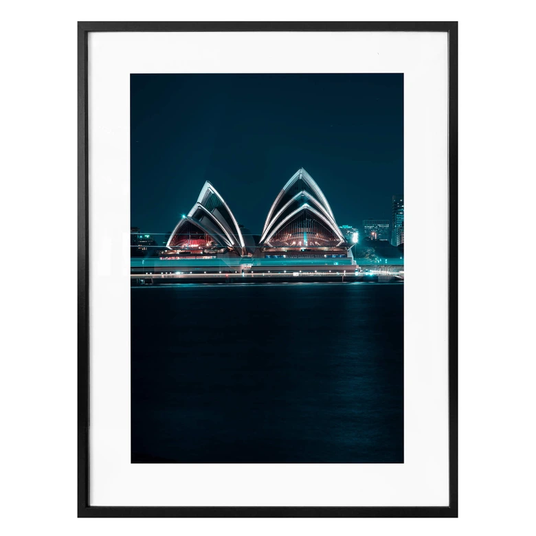 Poster Sydney bei Nacht - Die Oper 