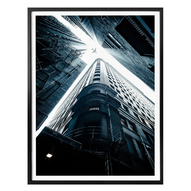 Poster Mellan skyskraporna 