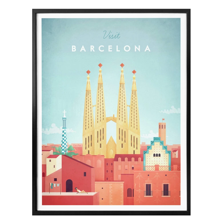 Poster Rivers - Barcelone 