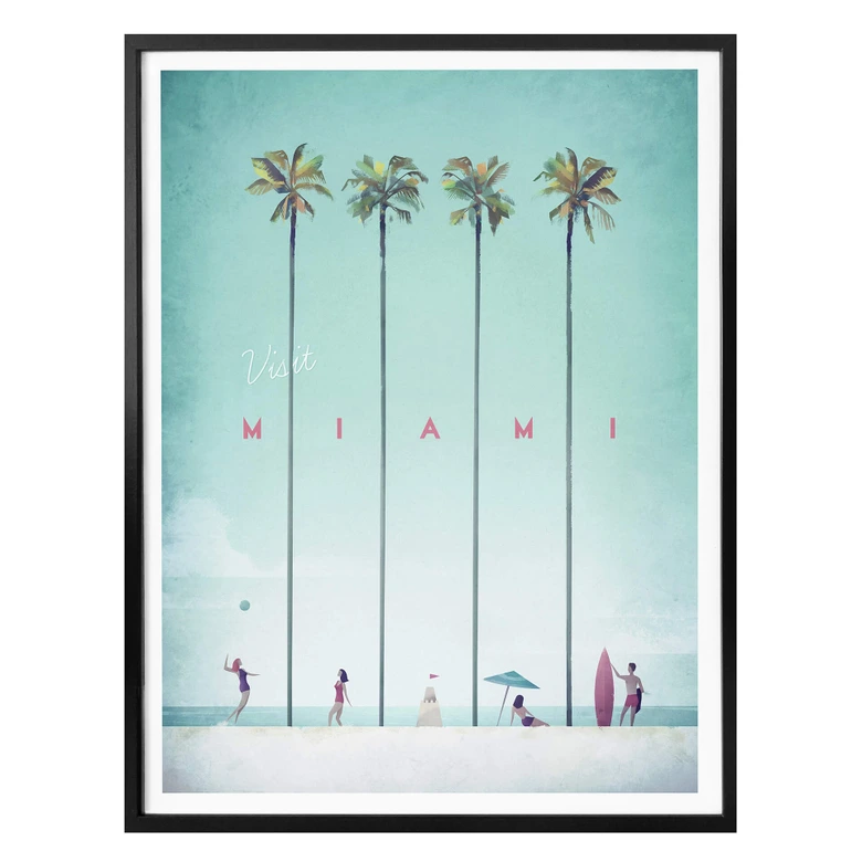 Poster Rivers - Miami 