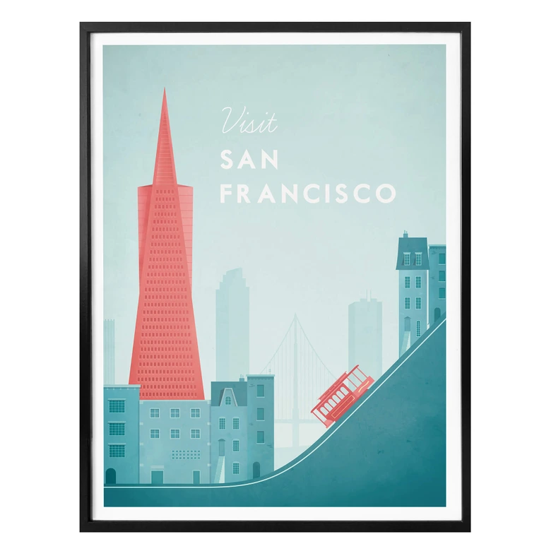 Póster Rivers - San Francisco 