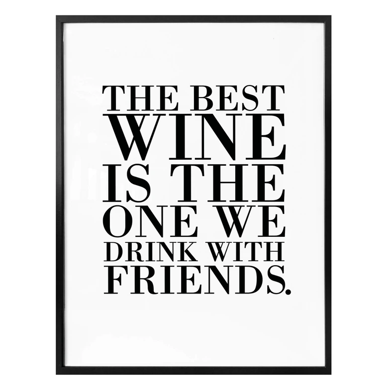 Poster - The best wine 