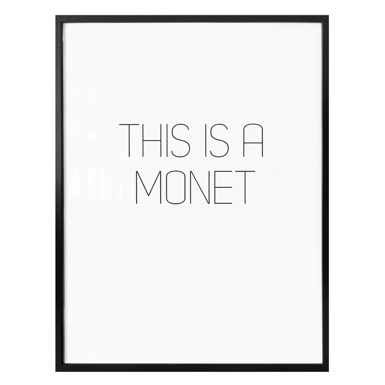 Póster premium This is a Monet 