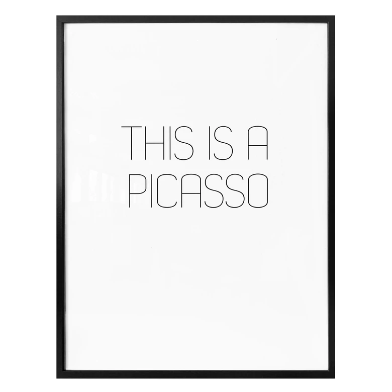 Poster Detta är en Picasso 