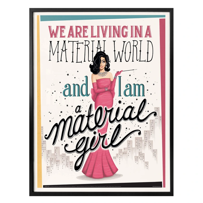 Poster Tohmé - Material Girl 