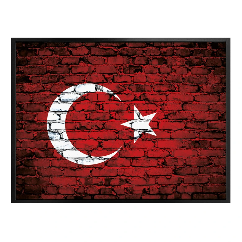 Poster Türkische Flagge 