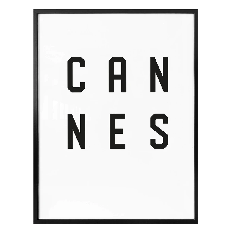 Poster - Typografi Cannes 