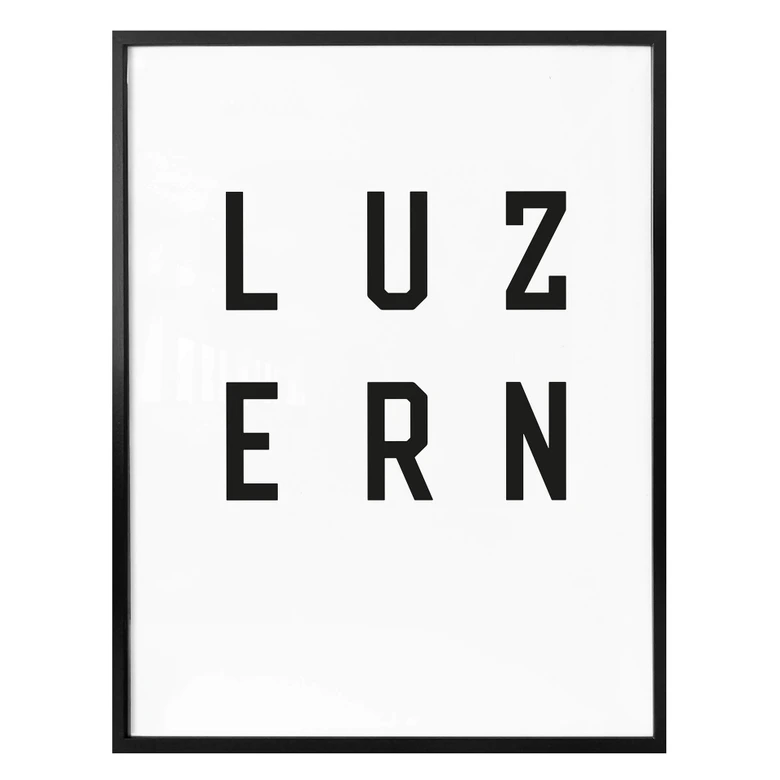 Poster - Typographie Luzern 