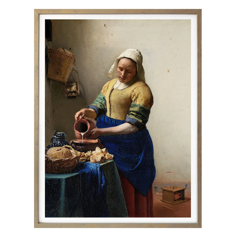 Poster Vermeer - The Milkmaid 