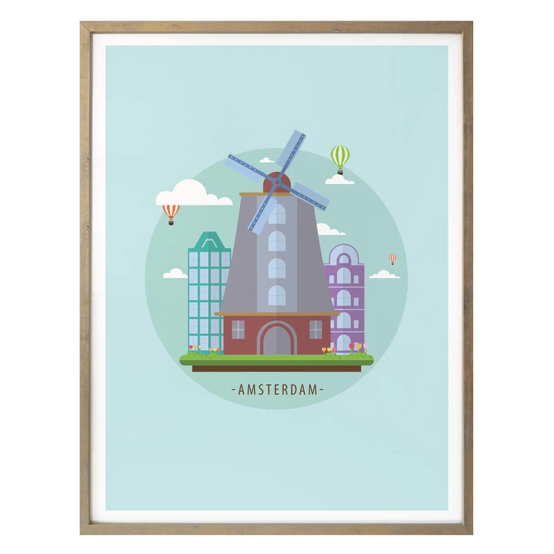 Poster - Visit Amsterdam 
