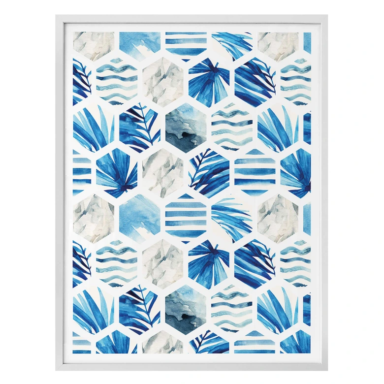 Poster Watercolour - Waves 