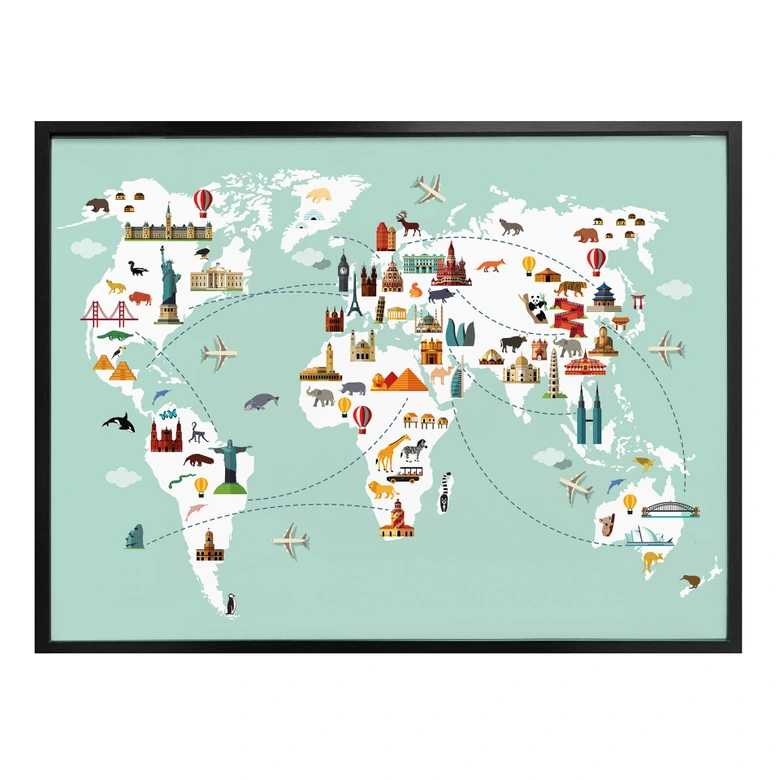 Poster Travel the World 