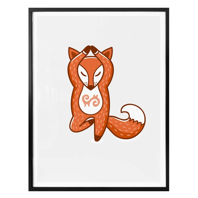 Poster - Yoga-Fuchs 04 