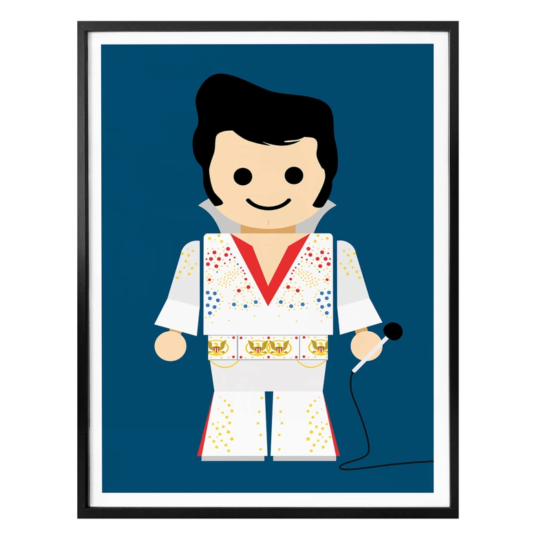 Poster Gomes - Elvis Spielzeug 