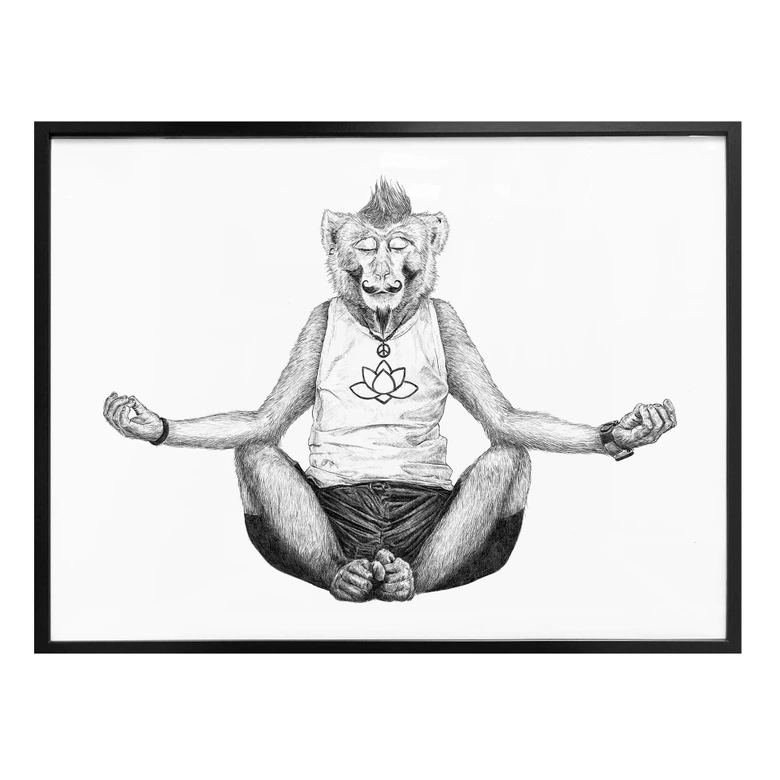 Poster Kools - Monkey Yoga 