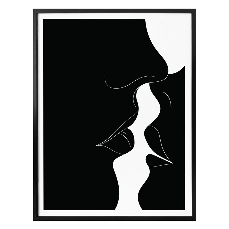 Poster Nordic Creators - Black Kiss 