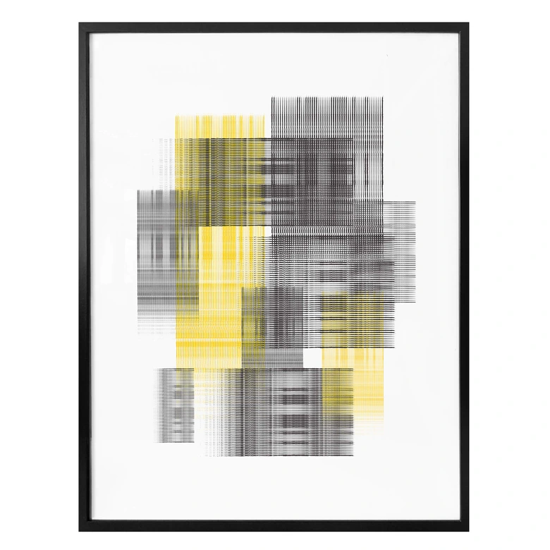 Poster Nordic Creators - Yellow grid 