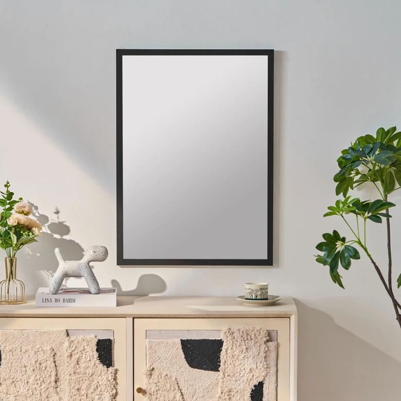 Wandspiegel schwarz - Saint-Tropez - 50x70 cm 