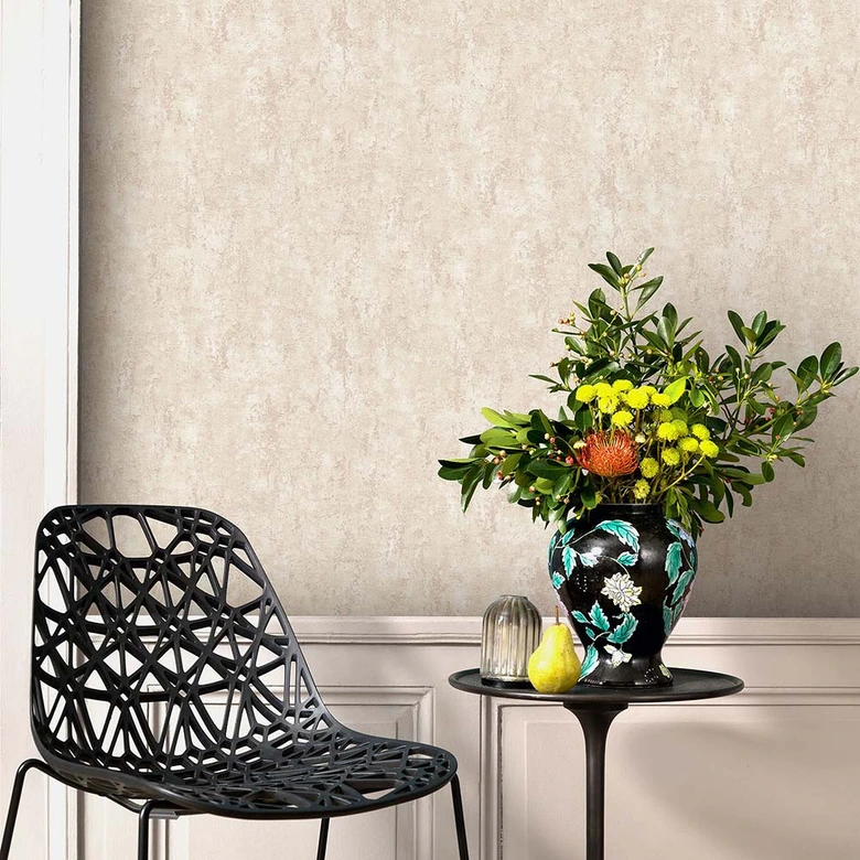 Metalloptiktapete, Metallictapete Fashion for Walls 4 von Guido Maria Kretschmer beige 