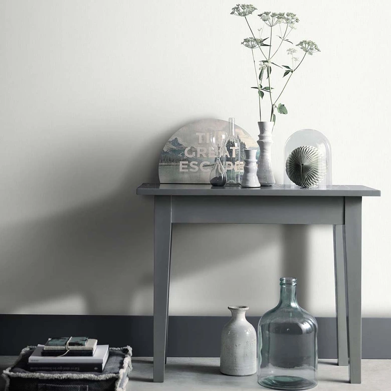 Papier peint uni pailleté, papier peint intissé Fashion for Walls 4 de Guido Maria Kretschmer blanc 