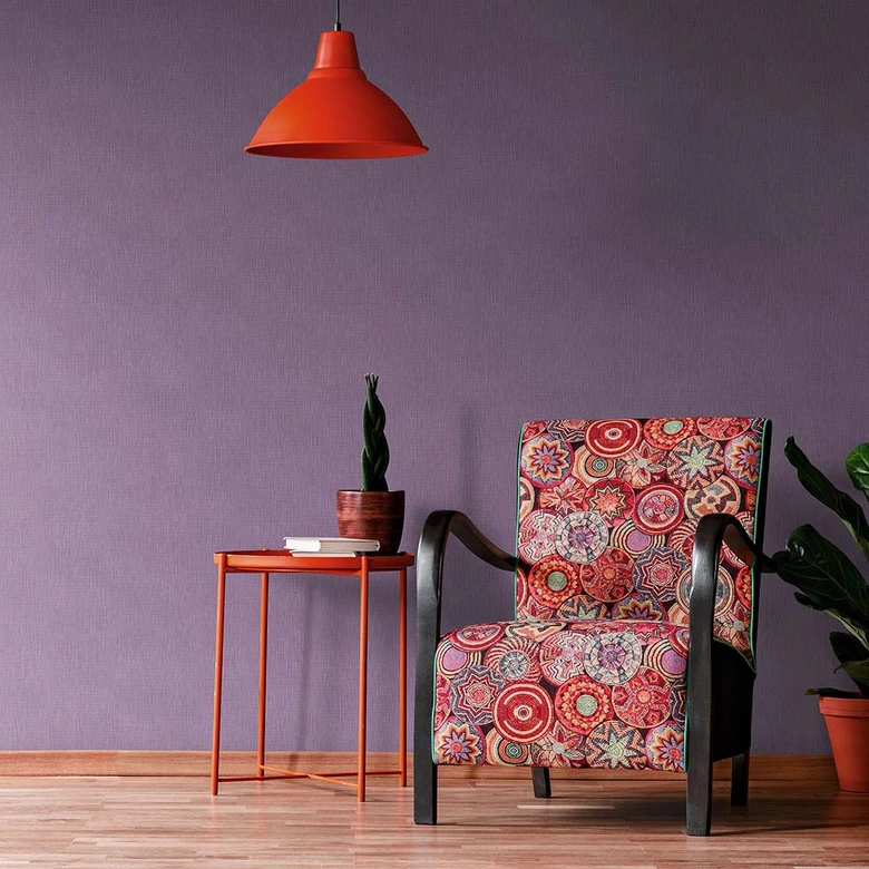 wallpaper glitter, fleece wallpaper Fashion for Walls 4 by Guido Maria Kretschmer purple 