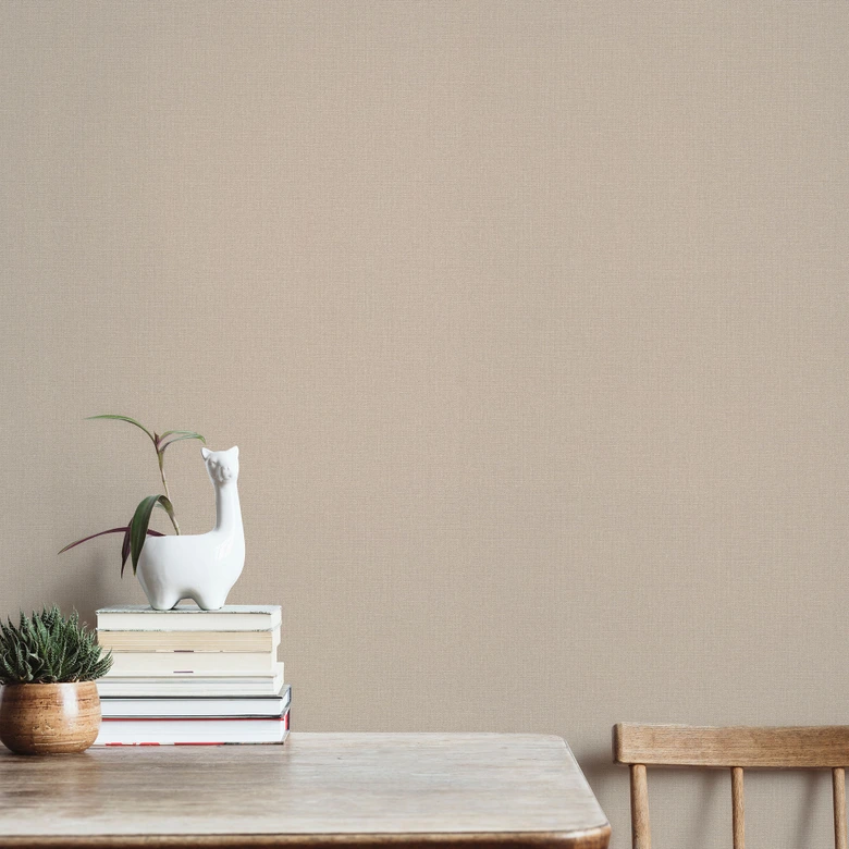 Vliesbehang WOVEN Elle Decoration 4, beige 