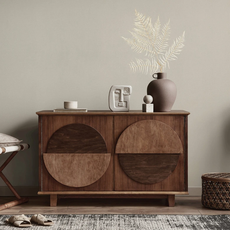 Papel pintado no tejido WOVEN Elle Decoration 4, crema 