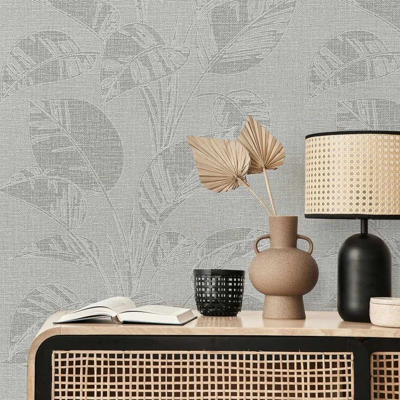 Blättermotivtapete Opus grün 