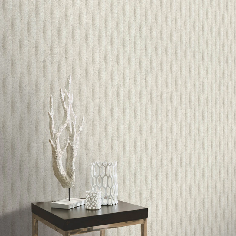 Guido Maria Kretschmer Papier peint graphique Concrete Illusion Fashion for Walls 5 taupe clair 