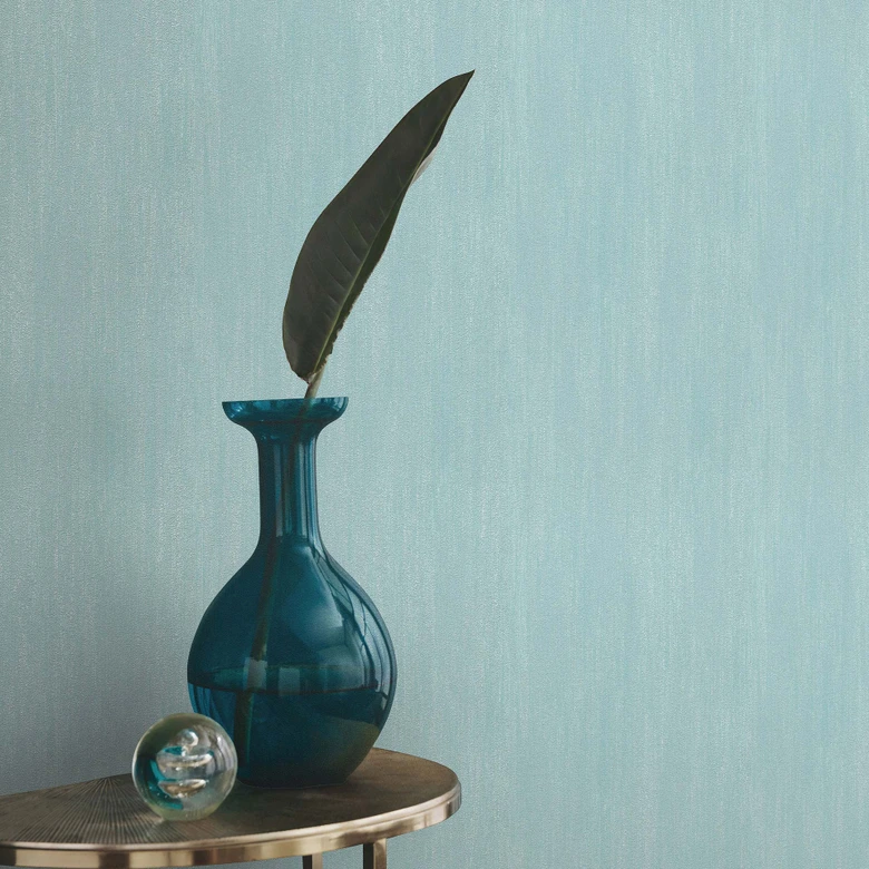 Vliestapete, Unitapete Cameo blau 