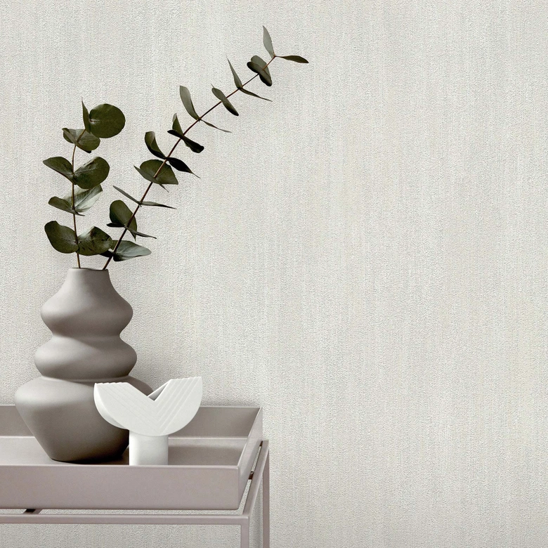 Vliestapete, Unitapete Cameo helltaupe 