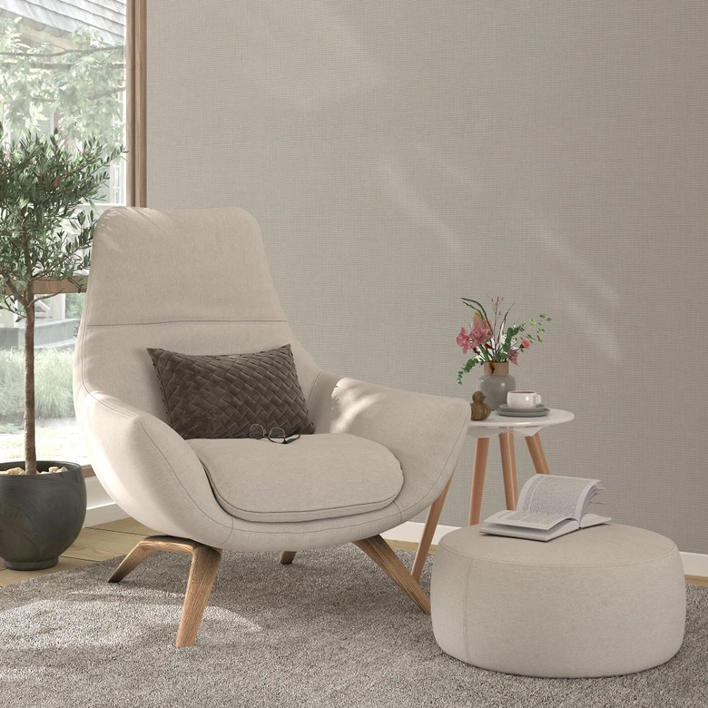 Papel pintado no tejido, papel pintado uni Aurora topo claro 