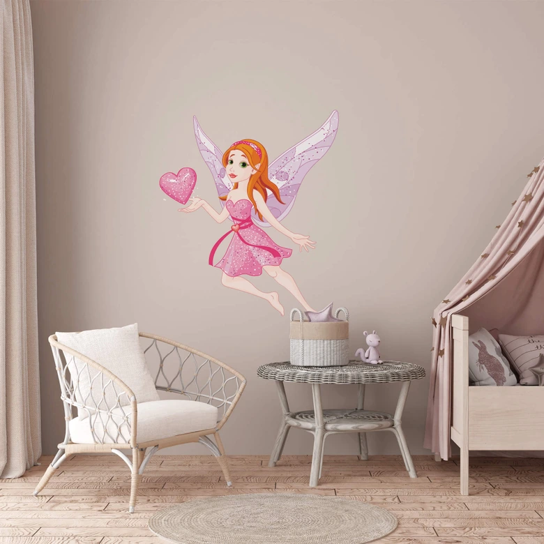 Adesivo murale - Fata glamour 
