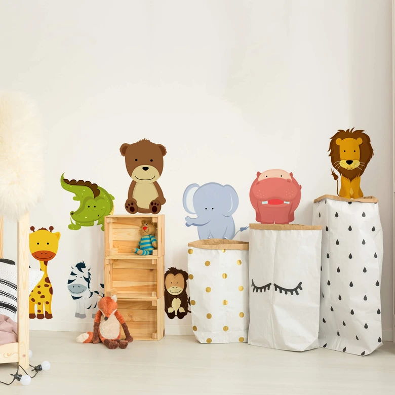 Wandtattoo Kindertierpark 