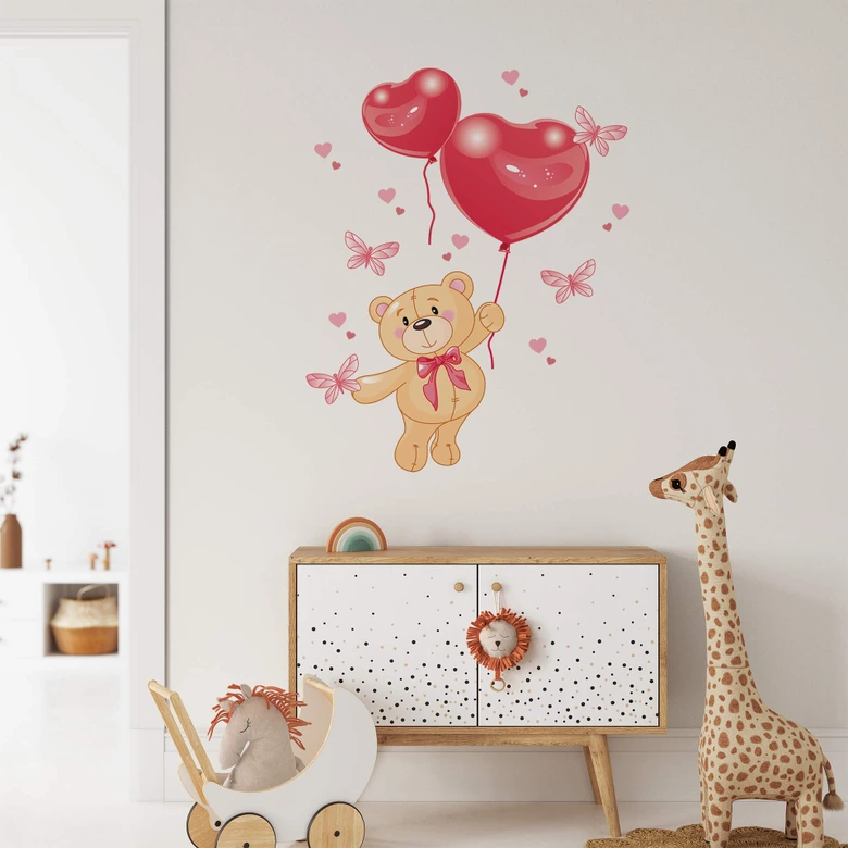 Bear with Balloons Wall sticker 
